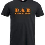 Isänpäivä paita dad oranssi